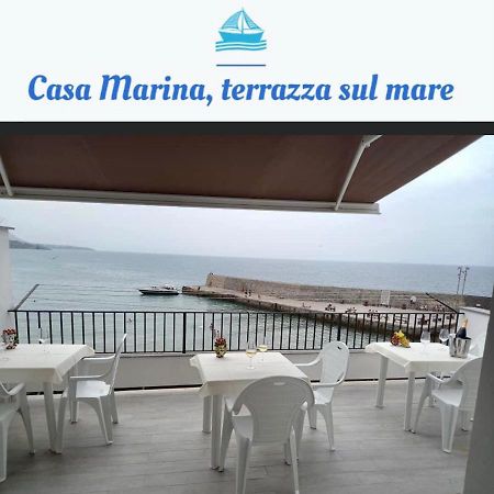 Casa Marina, La Terrazza Sul Mare Bed and Breakfast Cefalù Exteriör bild